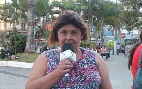 Kátia para seu marido Wlamir