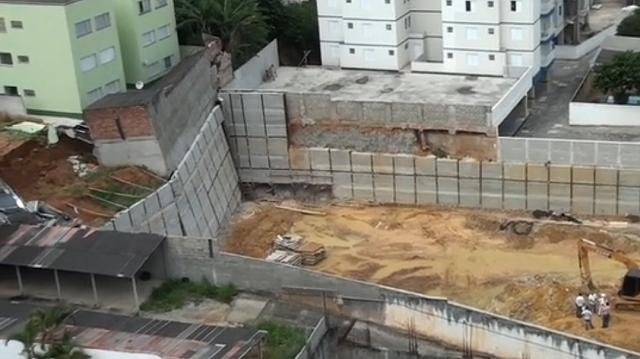 Obra cede e afeta vizinhança