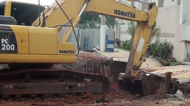 Avenida Rafael Braga passa por obras