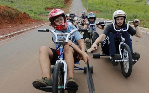 Competição de drift trike entra para calendário oficial da cidade