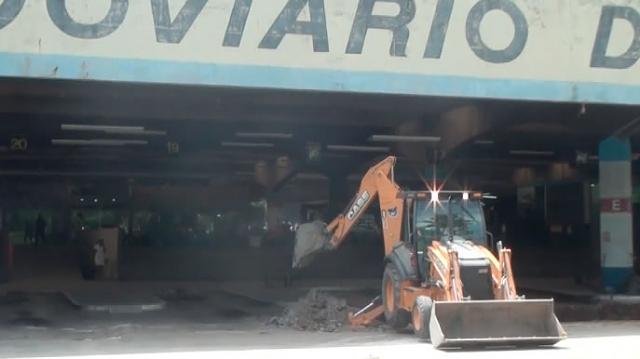 Rodoviária Nova passa por reformas emergenciais