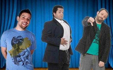 Trio apresenta stand up nesta quinta
