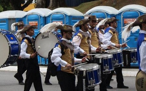 Fanfarra Municipal de Taubaté estreia no Mundial 