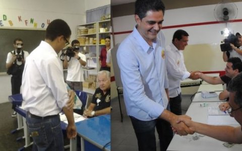 2º Turno - Candidatos a Prefeitura votam pela manhã