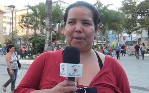 Claudia para seu pai Janir