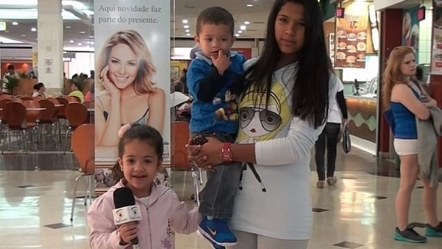Maria Eduarda para seu pai Carlos Rogério