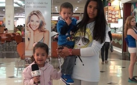 Maria Eduarda para seu pai Carlos Rogério