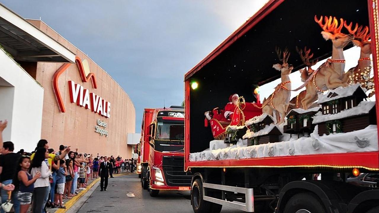Caravana de Natal altera trânsito em Taubaté 