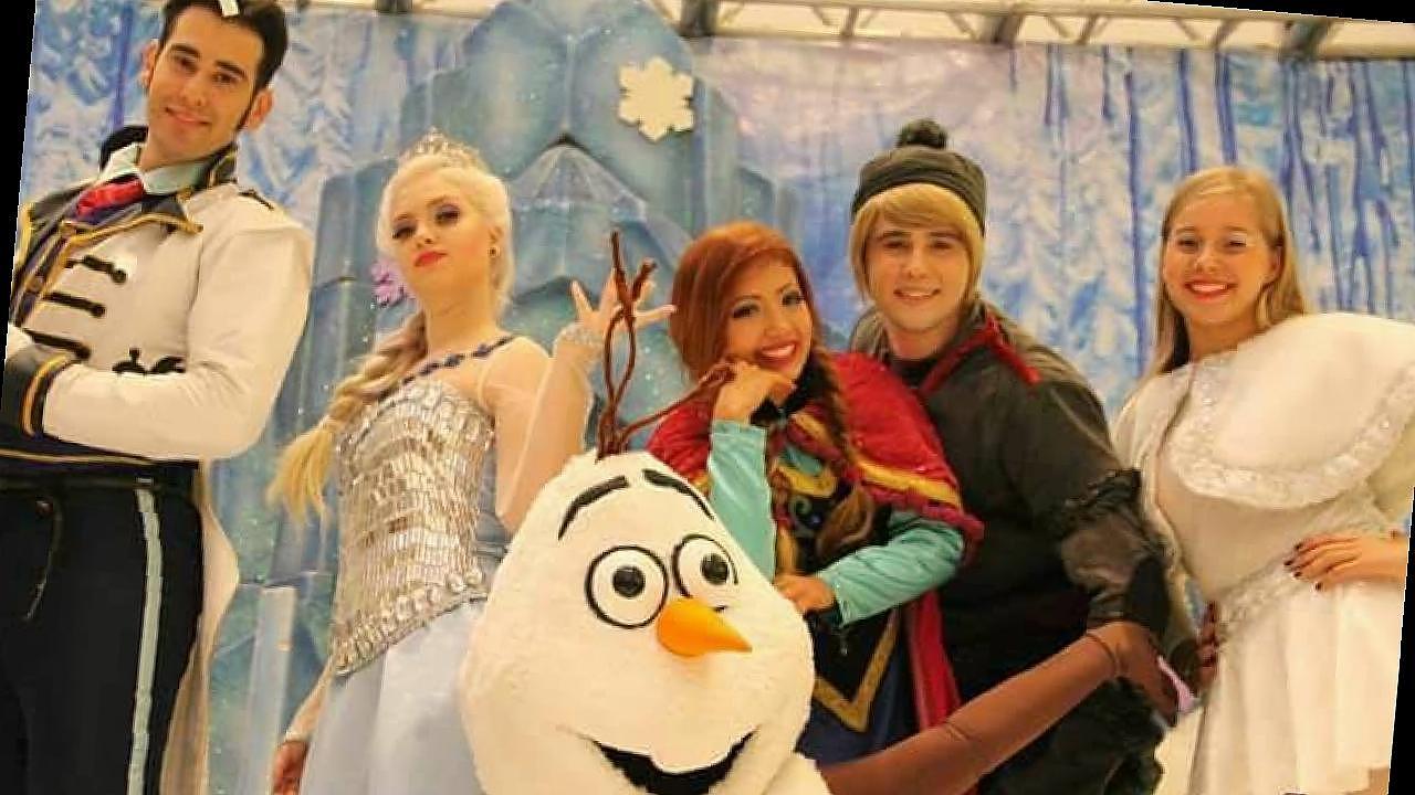 Show infantil com personagens de “Frozen” é atração em shopping 