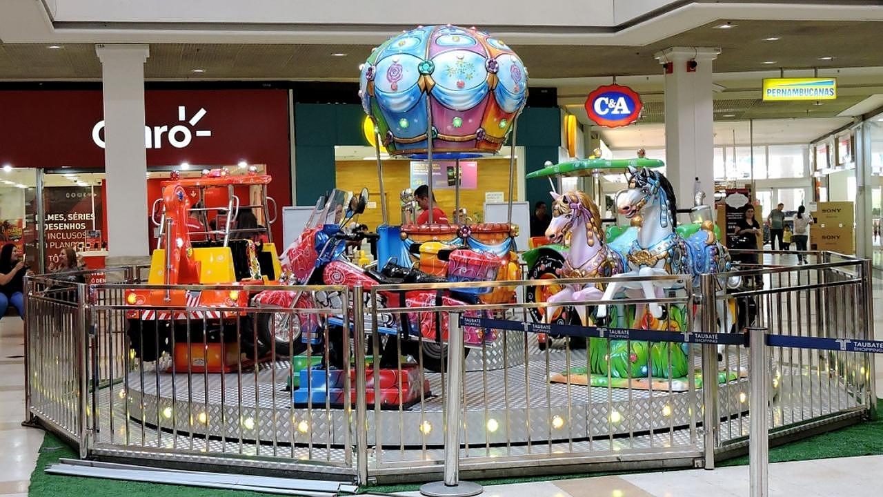 Shopping disponibiliza mini parque de diversões em janeiro