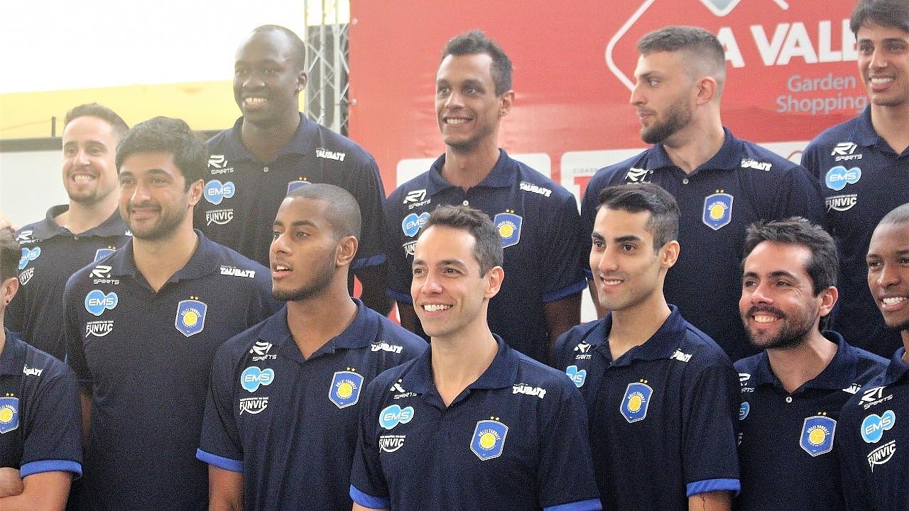 Equipe do Vôlei Taubaté para temporada 2018/2019 é apresentada