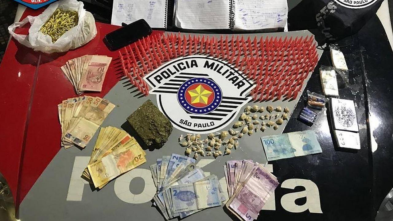 Adolescente é apreendido com drogas e R$1,4 mil em Taubaté