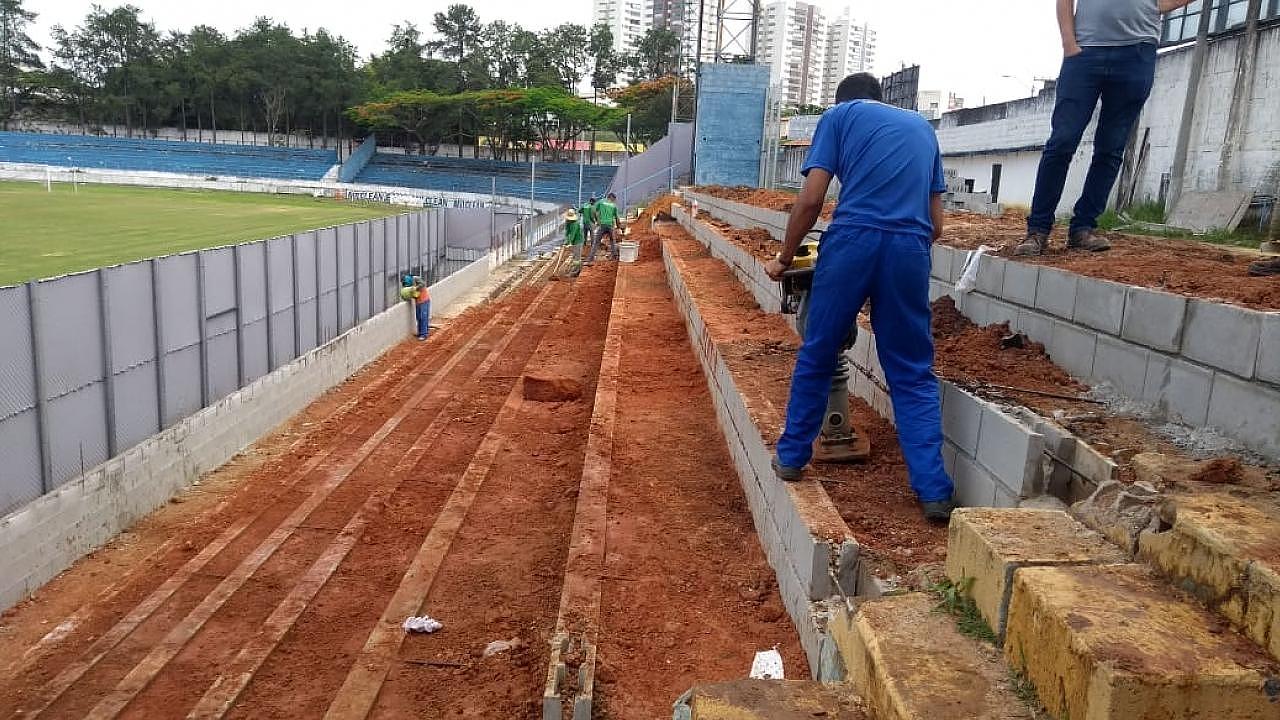 Estádio Joaquinzão passa por reformas antes das competições de 2020