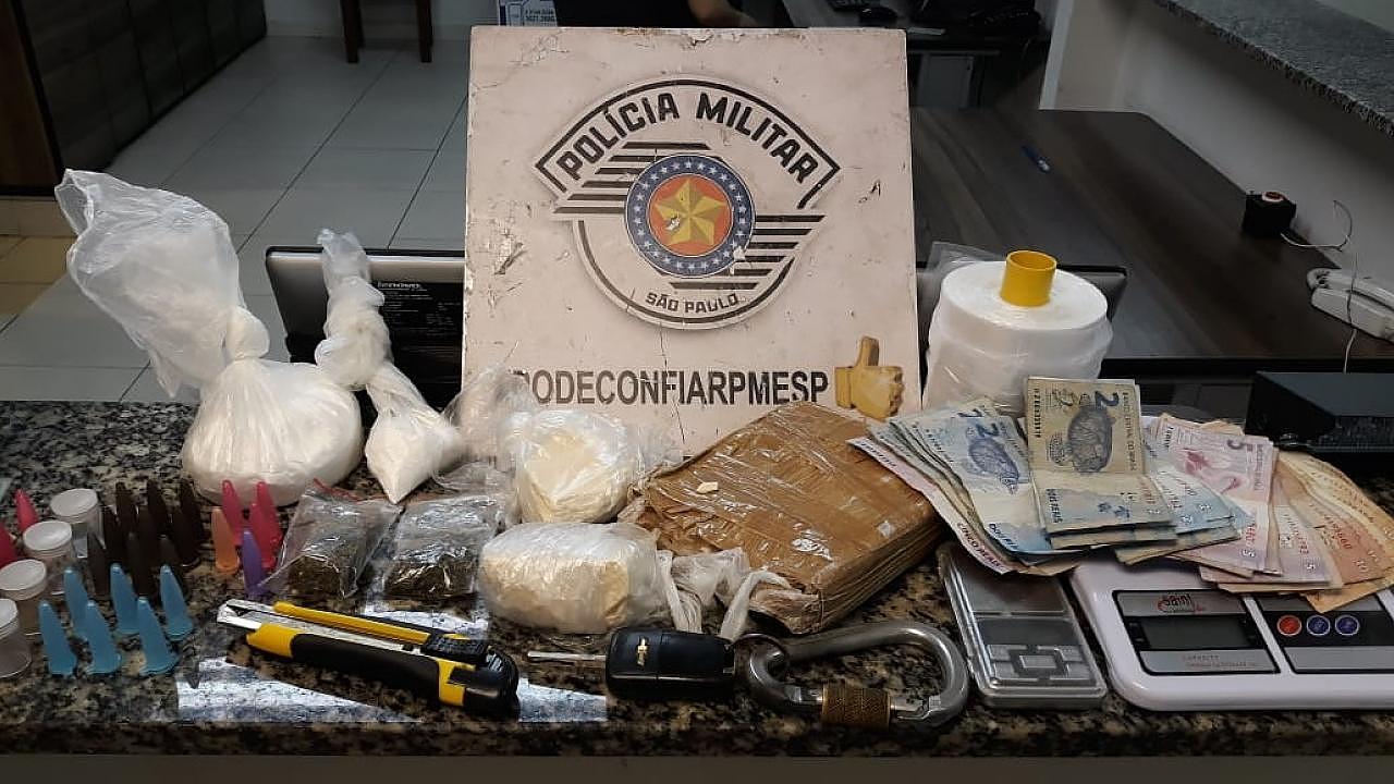 Homem é preso por receptação e tráfico de drogas em Taubaté