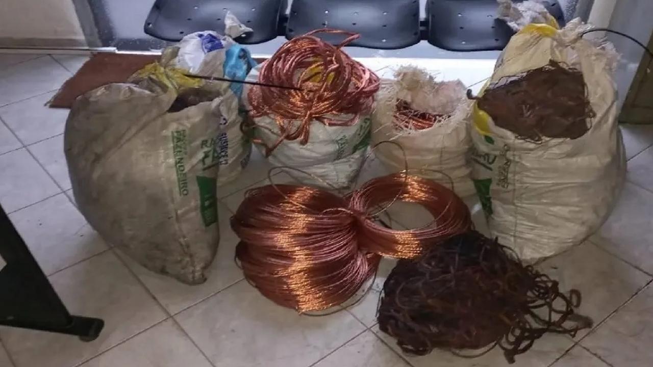 Tonelada de cobre roubada em Taubaté é recuperada pela Polícia Civil