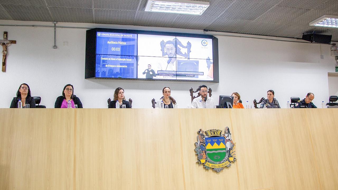 Câmara de Taubaté debate o abuso e exploração de crianças e adolescentes