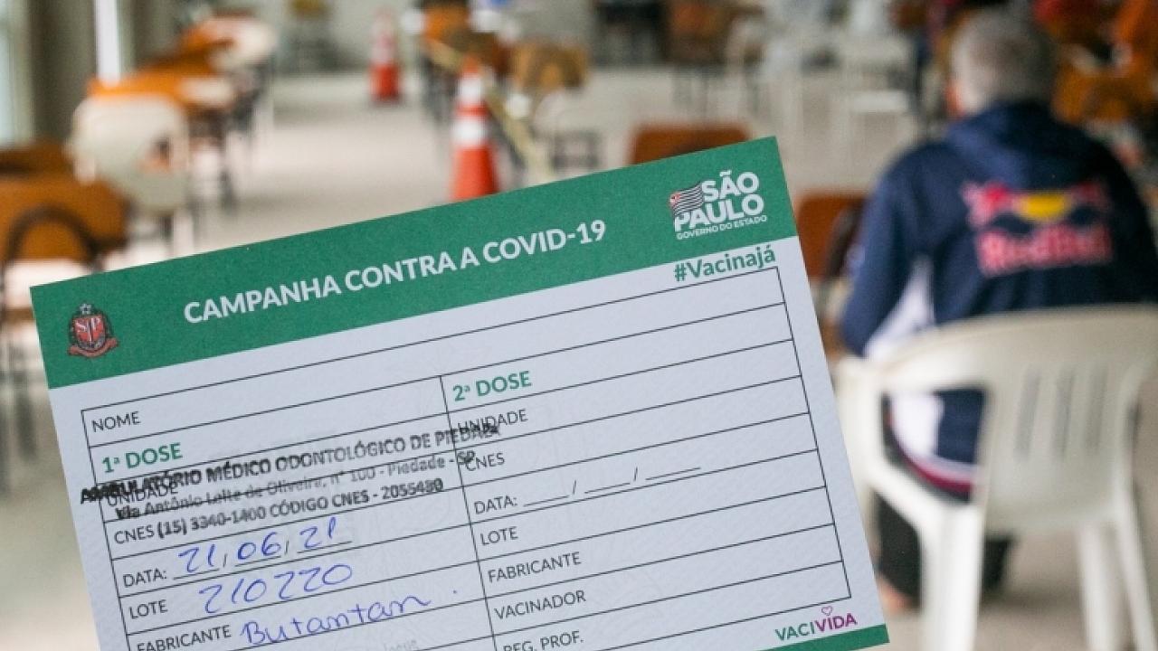 SP proíbe exigência do comprovante do cartão de vacina contra covid-19