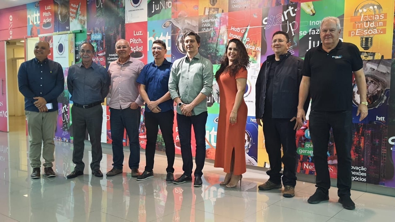 Comitiva de Maracanaú - CE visita o Hub de Inovação Tecnológica de Taubaté