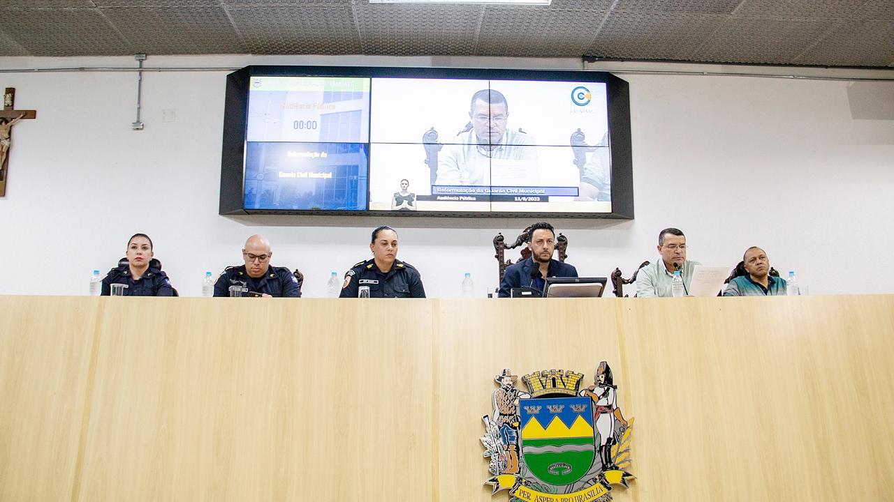 Audiência na Câmara de Taubaté analisa reformulação da Guarda Civil Audiência na Câmara de Taubaté analisa reformulação da Guarda Civil